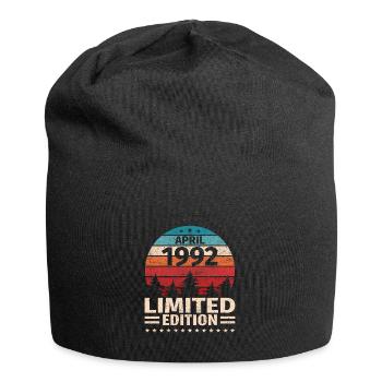 31st birthday April Vintage 1992 Vintage - Jersey Beanie - black - Front