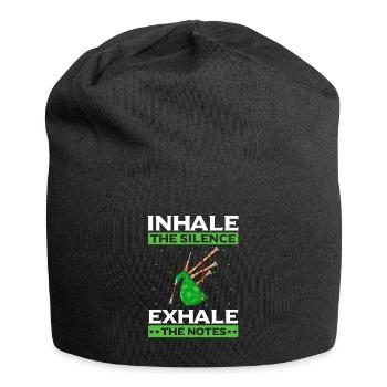 Bagpipes for pipers and Scots - Jersey Beanie - black - Front