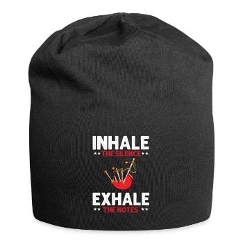 Citation de cornemuse pour les musiciens écossais et de cornemuse - Bonnet en jersey - noir - Devant