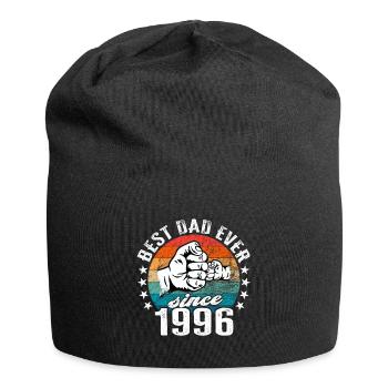 Best dad in the world since 1996 Father's Day - Jersey Beanie - black - Front