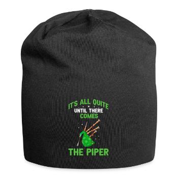 Bagpipes for pipers and Scots - Jersey Beanie - black - Front