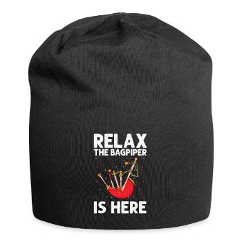 Conception de cornemuse pour Scotland Pride et cornemuse - Bonnet en jersey - noir - Devant