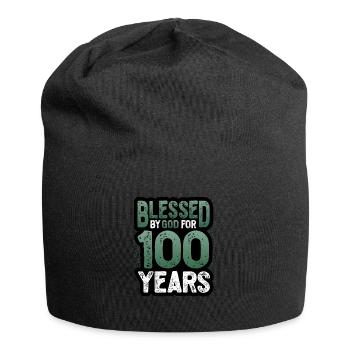 Religious by God for 100 years - Jersey Beanie - black - Front