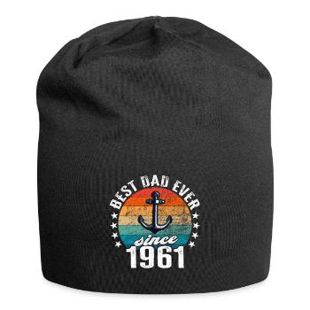 Meilleur papa du monde depuis 1961 Anker - Bonnet en jersey - noir - Devant
