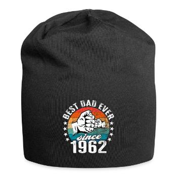 Bester Papa der Welt seit 1962 Vatertag - Jersey-Beanie - Schwarz - Vorne