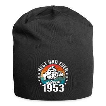Bester Papa der Welt seit 1953 Vatertag - Jersey-Beanie - Schwarz - Vorne