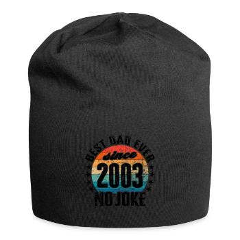 Bester Papa der Welt seit 2003 No Joke - Jersey-Beanie - Schwarz - Vorne