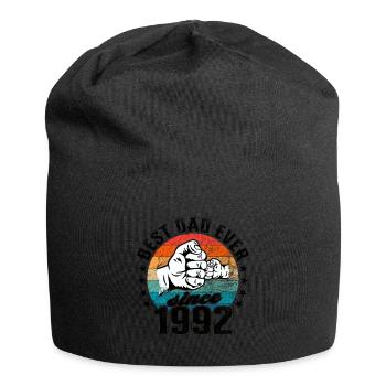 Meilleur papa du monde depuis 1992 Fête des pères - Bonnet en jersey - noir - Devant