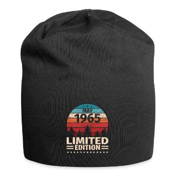 58ème anniversaire mai millésime 1965 millésime - Bonnet en jersey - noir - Devant