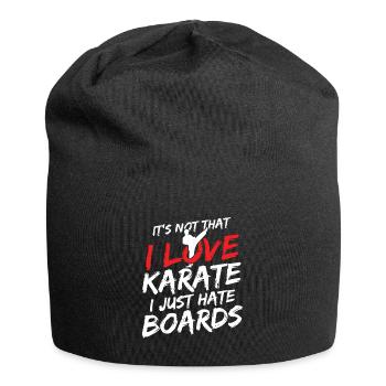 Japanischer Kampfsport Karate - Jersey-Beanie - Schwarz - Vorne