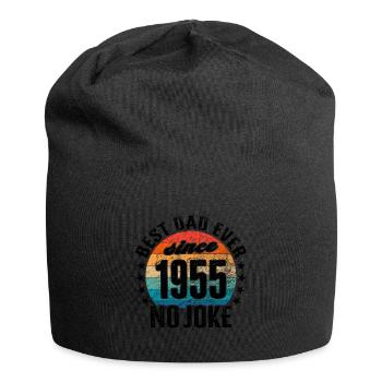 Bester Papa der Welt seit 1955 Vatertag - Jersey-Beanie - Schwarz - Vorne