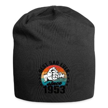 Bester Papa der Welt seit 1953 Vatertag - Jersey-Beanie - Schwarz - Vorne