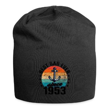 Bester Papa der Welt seit 1953 Vatertag - Jersey-Beanie - Schwarz - Vorne