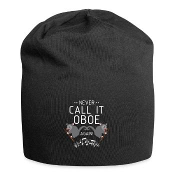 Bassoonist design for woodwind orchestra - Jersey Beanie - black - Front