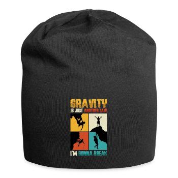 Bloc anti-gravité, escalade - Bonnet en jersey - noir - Devant