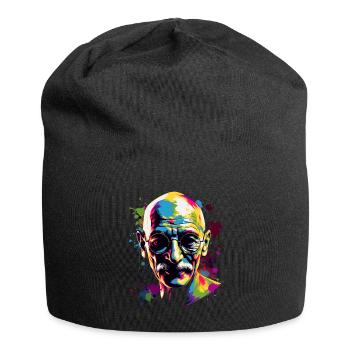 Mahatma Gandhi, lauréat du prix Nobel de la paix - Bonnet en jersey - noir - Devant