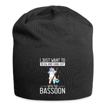 Basson Orchesta Design pour bassonistes - Bonnet en jersey - noir - Devant