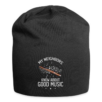 Orchestra and woodwind instrument - Jersey Beanie - black - Front