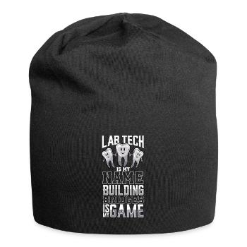 Technicien dentaire est mon nom - Technicien dentaire - Bonnet en jersey - noir - Devant
