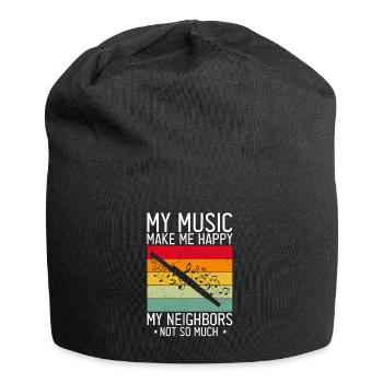 Basson pour basson anches et bassoniste - Bonnet en jersey - noir - Devant