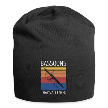 Fagottrohr für Fagottist und Fagottorchester - Jersey-Beanie - Schwarz - Vorne