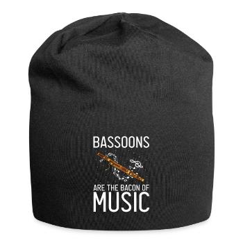 Conception d’instruments à vent bassoniste pour bassoniste - Bonnet en jersey - noir - Devant