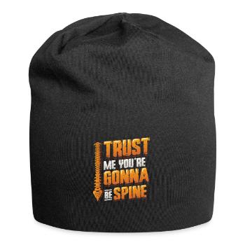 Vertrauen Sie Mir, ich bin Chiropraktiker - Jersey-Beanie - Schwarz - Vorne