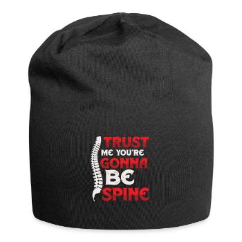 Vertrauen Sie Mir, ich bin Chiropraktiker - Jersey-Beanie - Schwarz - Vorne