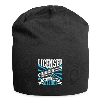 Lizenz zum Krach machen - Kontrafagott - Jersey-Beanie - Schwarz - Vorne