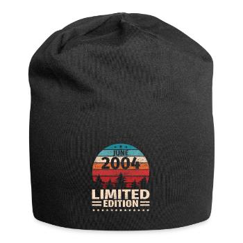 19th Birthday June Vintage 2004 Vintage - Jersey Beanie - black - Front