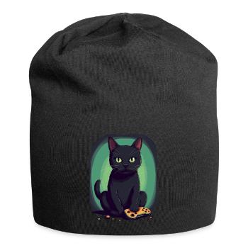 Gamer Black Cat Gaming Bombay Cats Gambler - Bonnet en jersey - noir - Devant