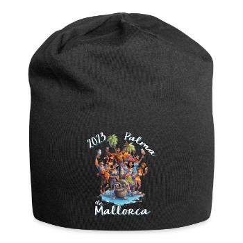 Funny Party Mile Palma de Mallorca Gift - Jersey Beanie - black - Front