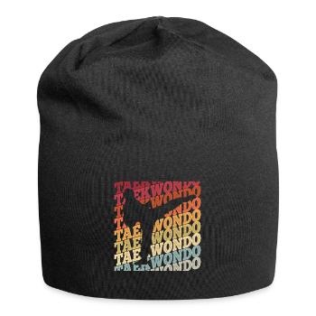 Koreanischer Kampfsport Taekwondo - Jersey-Beanie - Schwarz - Vorne
