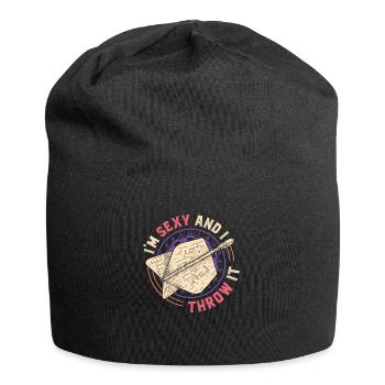 Je suis sexy et je lance une fléchette - Bonnet en jersey - noir - Devant