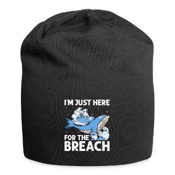 Meeressäuger für Orca-Beobachtung und Buckelwal - Jersey-Beanie - Schwarz - Vorne