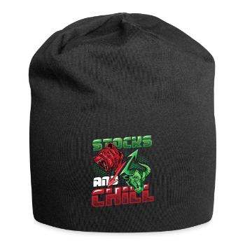 Stocks And Chill, Kaufen - Jersey-Beanie - Schwarz - Vorne