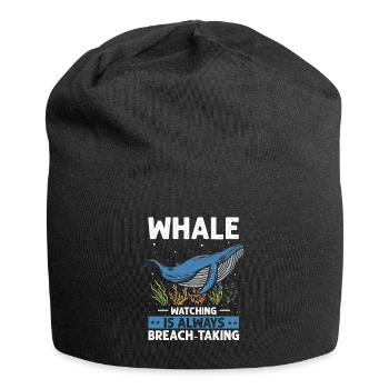 Buckelwal Design für Ozean Meer Wal und Wale - Jersey-Beanie - Schwarz - Vorne