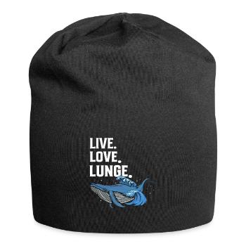 Meeressäuger für Orca-Beobachtung und Buckelwal - Jersey-Beanie - Schwarz - Vorne