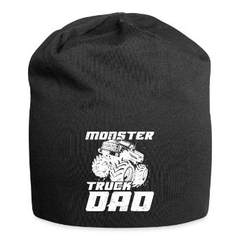 Monster Truck Dad Father's Day Dad Monster Trucks - Jersey Beanie - black - Front