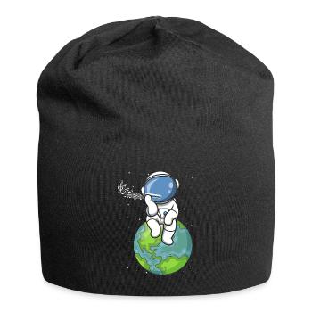 Harmonikaspieler für Munharmonika Spieler - Jersey-Beanie - Schwarz - Vorne