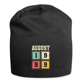 24. Geburtstag August Jahrgang 1999 Vintage - Jersey-Beanie - Schwarz - Vorne
