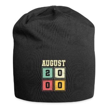 23ème anniversaire août millésime 2000 millésime - Bonnet en jersey - noir - Devant