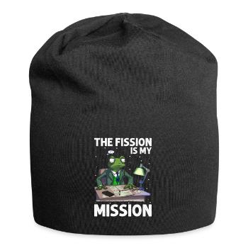 Nuklearplan Design für Kernenergie und Kernkraft - Jersey-Beanie - Schwarz - Vorne