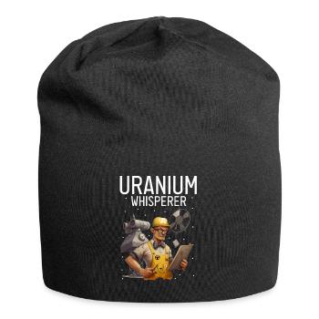 Kernenergie Spruch für Kernenergie - Jersey-Beanie - Schwarz - Vorne