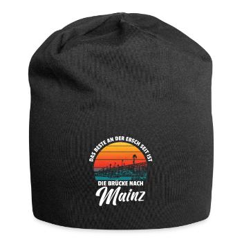Mainz Vintage Sunset - Jersey-Beanie - Schwarz - Vorne