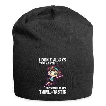 Gymnastik Design für Taktstock drehen - Jersey-Beanie - Schwarz - Vorne