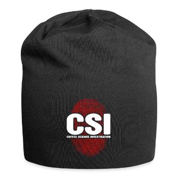 Forensischer Wissenschaftler und Kriminallabor - Jersey-Beanie - Schwarz - Vorne