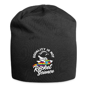 LGBTQ Gleichberechtigung Ist Keine Wissenschaft - Jersey-Beanie - Schwarz - Vorne