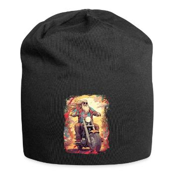 Tenue de motard de motocross pour les tours à moto - Bonnet en jersey - noir - Devant
