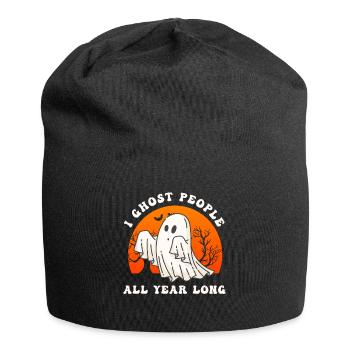 Halloween I Ghost People All Year Long - Jersey Beanie - black - Front